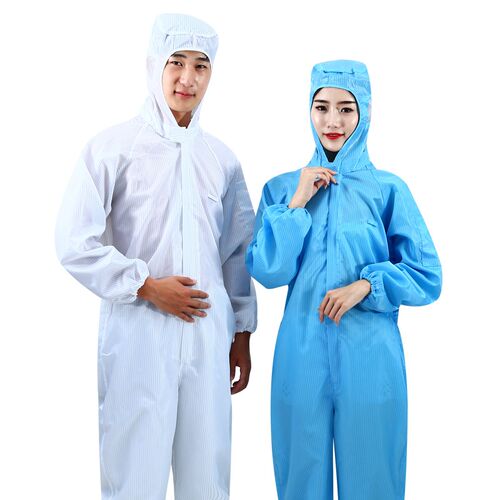 连体无尘服喷漆服防静电分体防尘服男洁净服全身女防护工作服套装