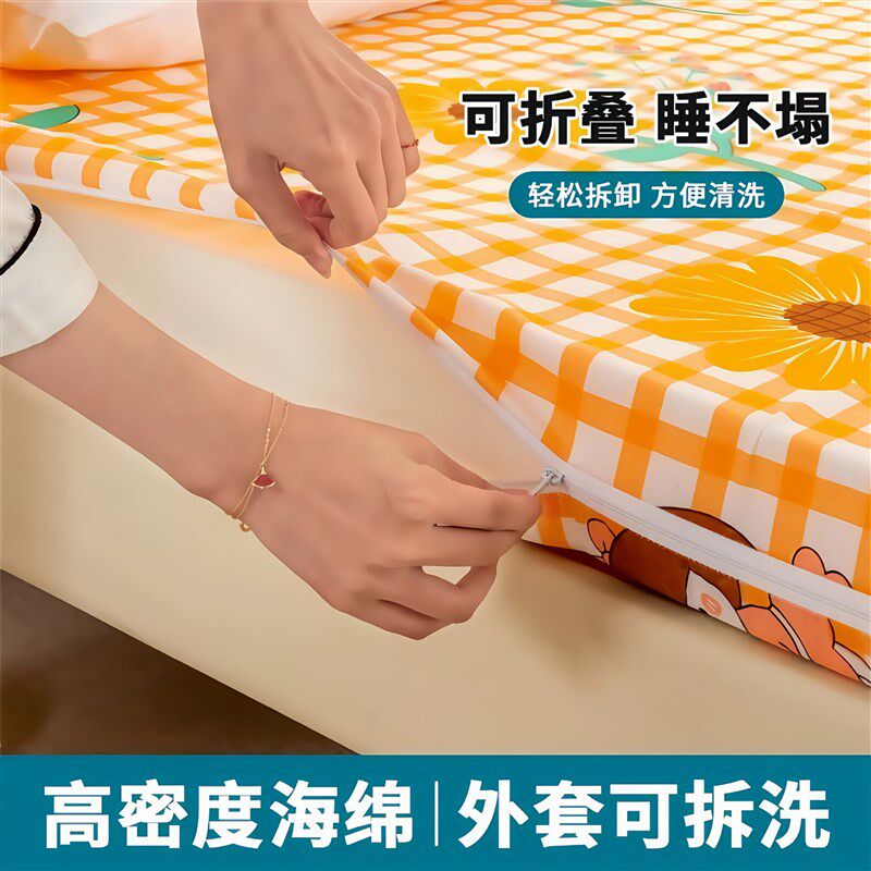 高密度45D加硬加厚海绵床垫经济型1.2m单人床垫沙发飘窗垫可定制