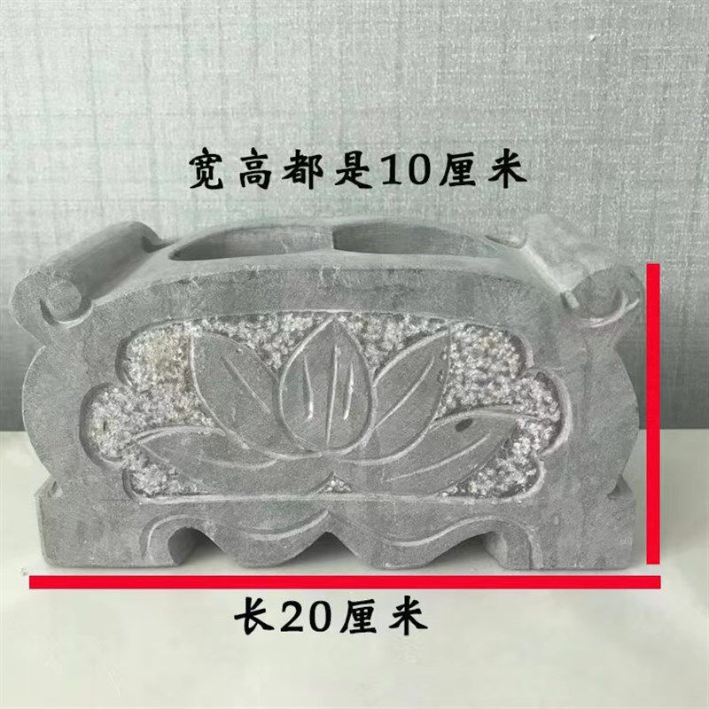 石香炉户外家用汉白玉石雕香炉户外青石雕花炉清明节特价香炉