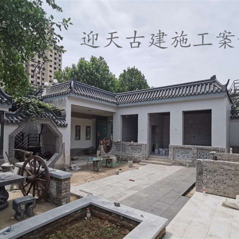 青瓦片 仿古瓦片 小青瓦瓦片 徽派四合院屋顶瓦 围墙瓦灰瓦古建瓦