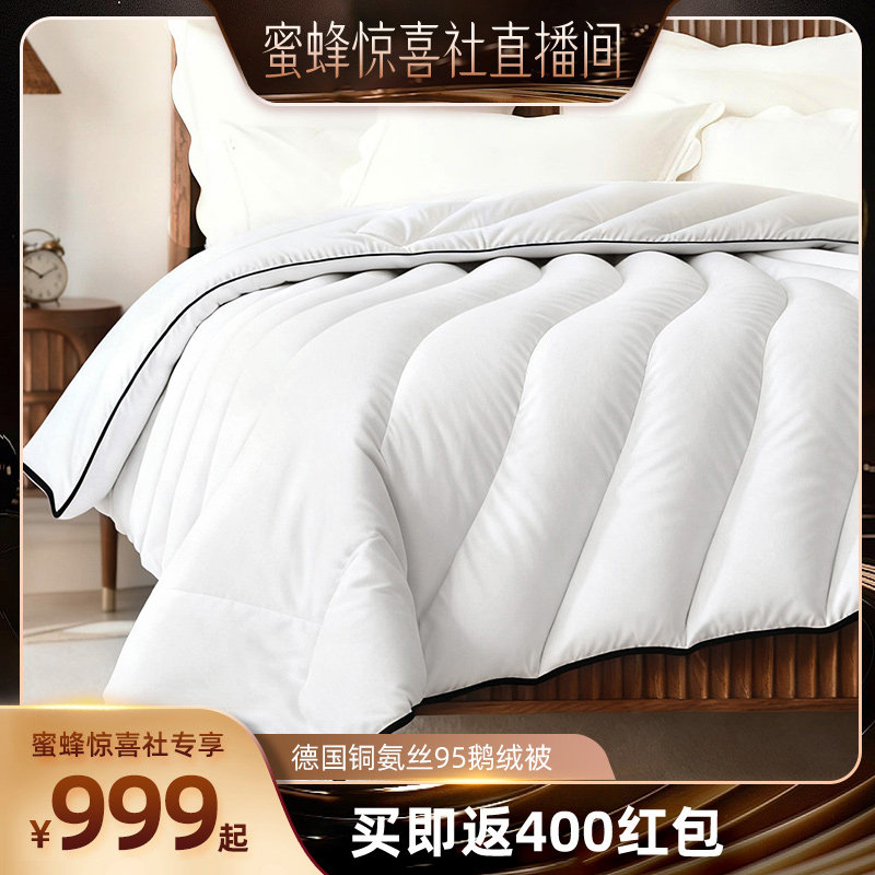 【双12超级爆品日】 CANNSTATTER95铜氨丝95白鹅绒羽绒被秋冬被子