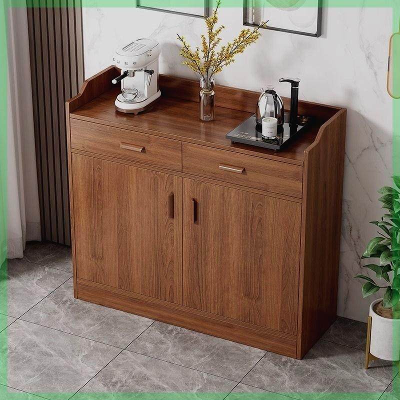 实木色茶水柜餐边柜靠墙一体客厅家用厨房备餐柜子储物柜收纳柜,住宅家具,餐边柜,淘宝优惠券,粉丝福利购,淘宝优惠卷