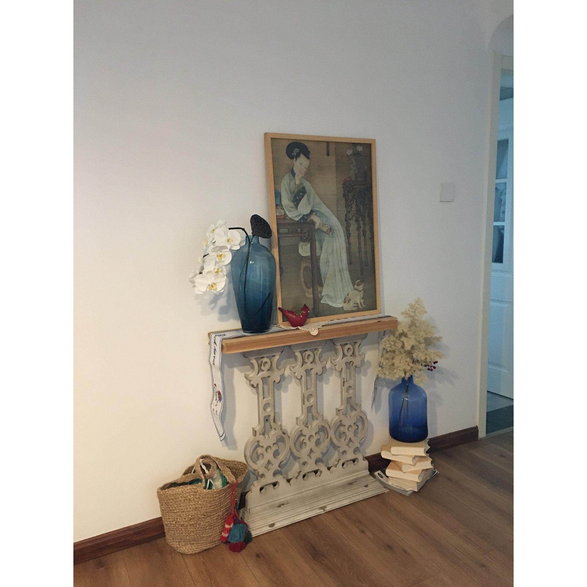 法式覆古阳台桌木制旧边桌条状摩洛哥床和早餐装饰入口墙窄长桌,住宅家具,阳台桌,淘宝优惠券,粉丝福利购,淘宝优惠卷