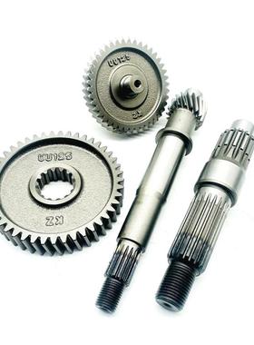 适用钱江FORT鸿125皮带齿轮QJ125T-6J变速箱后轮轴驱动轴四大套齿