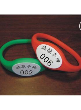 CJZ-GJ02：足浴室洗浴场电子感应桑拿锁游泳池健身硅胶手牌号码牌