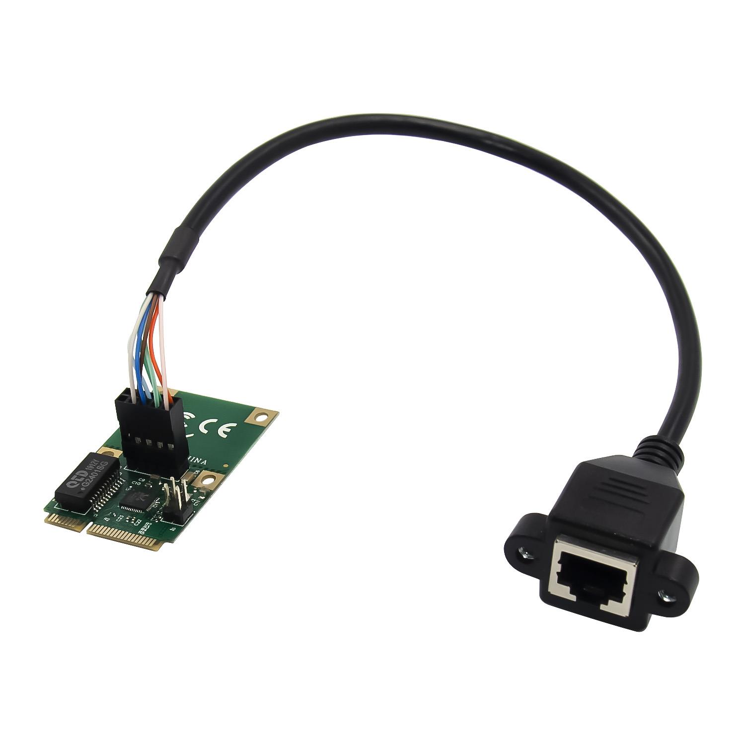 MINI PCIE千兆网卡 8111F芯片爱快支持 1000M RJ45网卡 8125B双口芯片