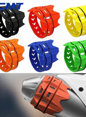 CAKEN摩托车01款排气保护胶 耐高温摩排气管尾端保护胶两冲四冲