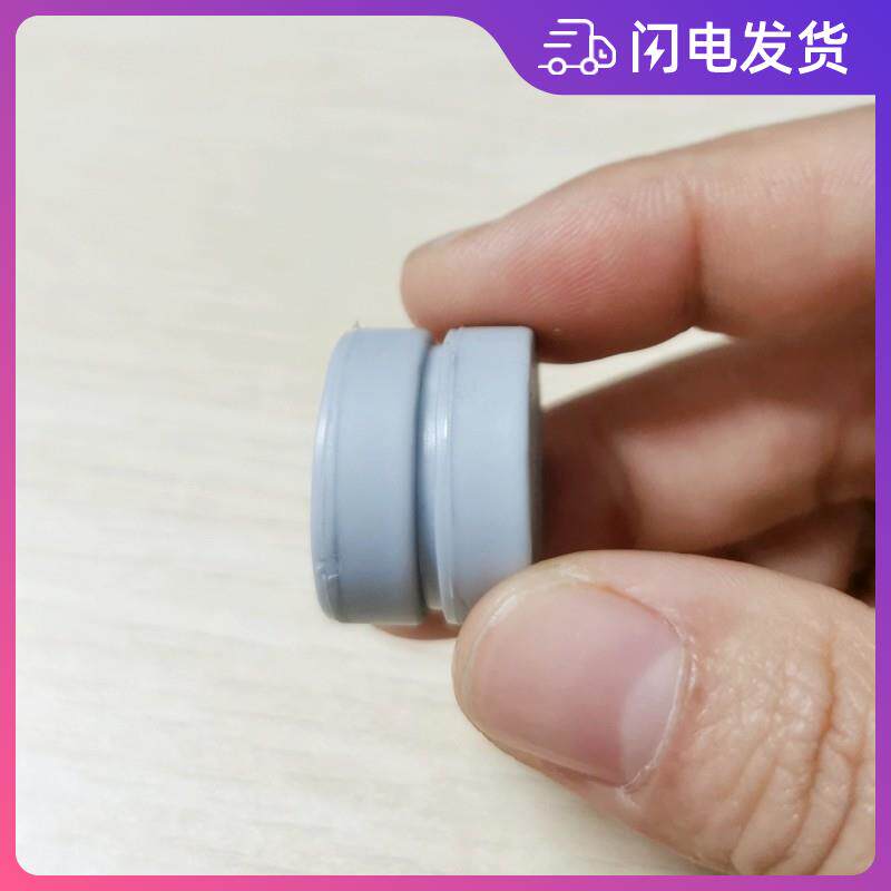 鱼缸对吸圆形磁铁 高性能强磁包胶防水防锈磁块 D22mm钕铁硼永磁