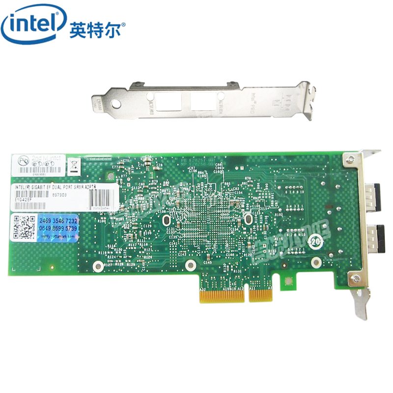 Intel千兆网卡E1G42EF光纤PCI-E