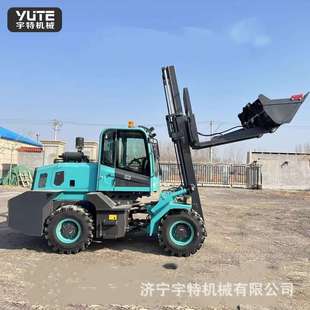 越野叉车一体式 卸车 内燃山地型工地3吨装 卸货叉车建筑工程铲吊装
