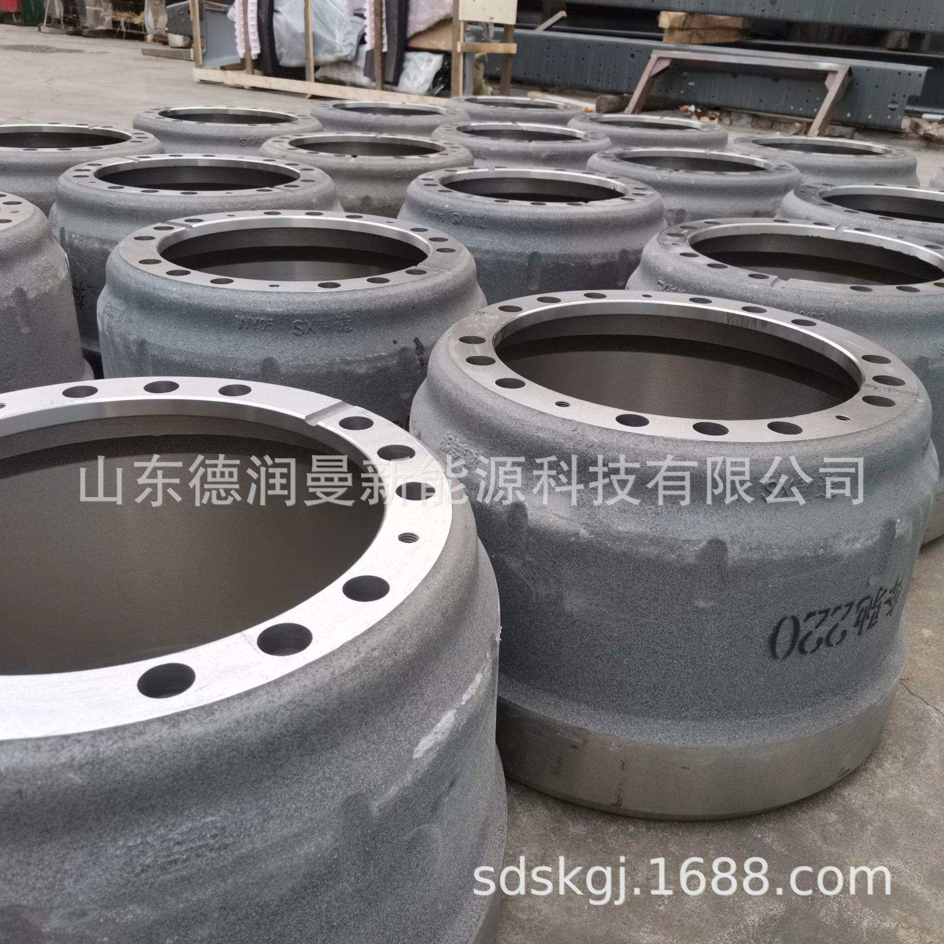 重汽豪沃刹车钳刹车鼓豪沃配件新款制动鼓刹车锅钢圈