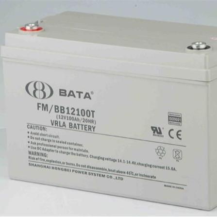 鸿贝铅酸蓄电池FM/BB12100T/12V100AH蓄电池