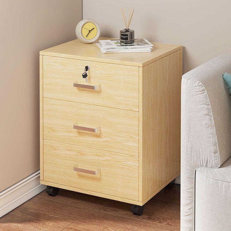 办公室文件柜资料柜桌下可移动多层抽屉储物柜落地式矮柜档案柜子