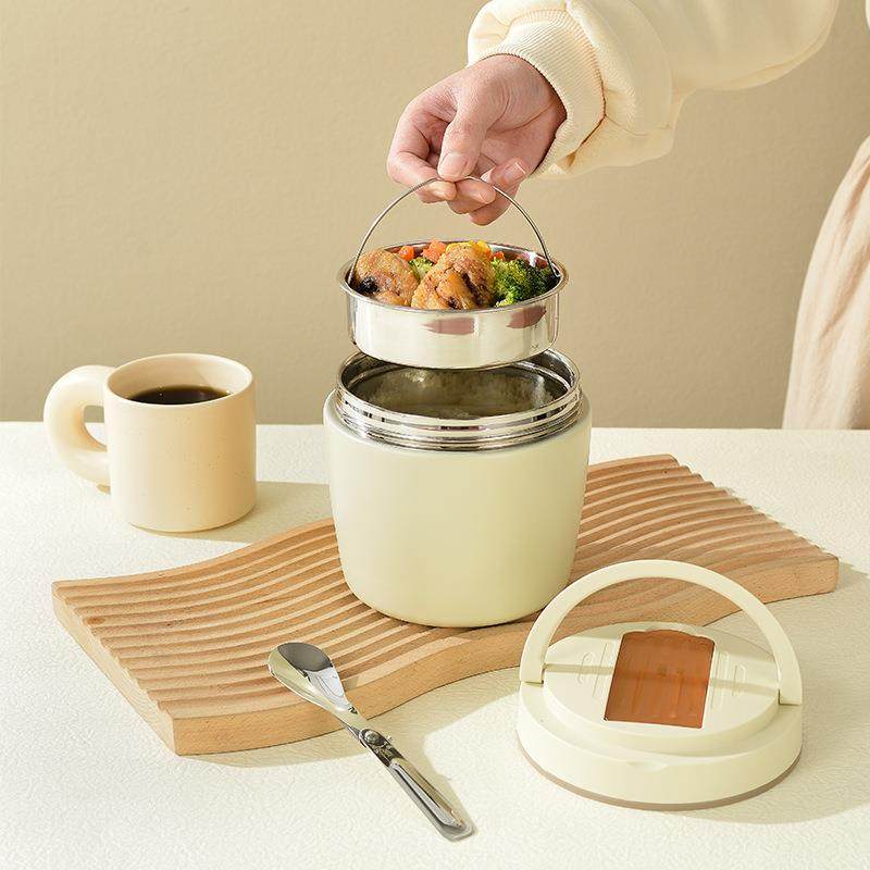 304不锈钢真空保温饭盒 大容量双层便当盒 上班族便携提手餐盒,鲜花速递/花卉仿真/绿植园艺,割草机/草坪机,淘宝优惠券,粉丝福利购,淘宝优惠卷