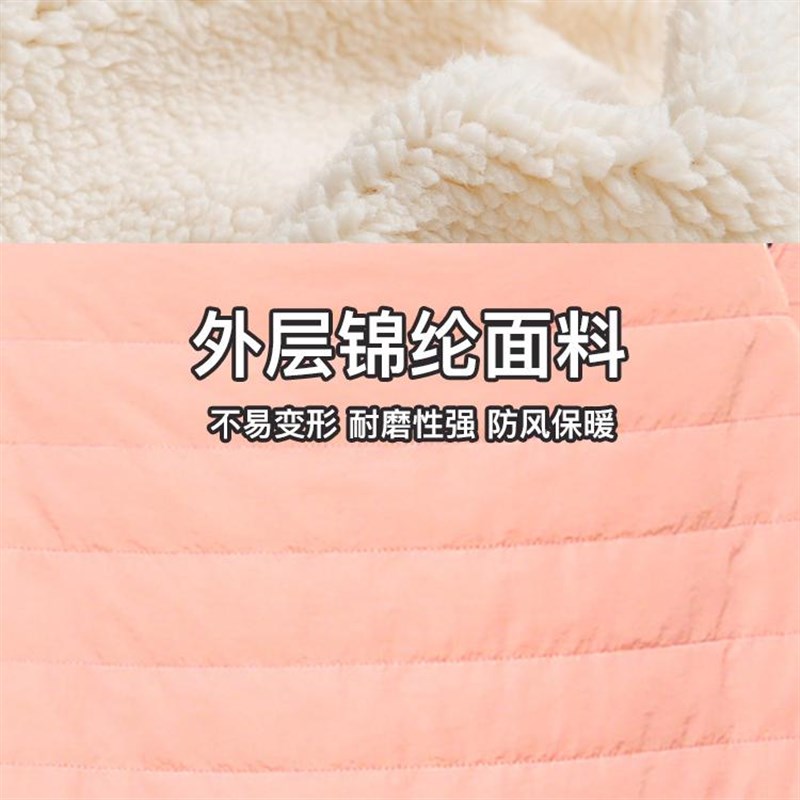 秋冬午睡毯小学生教室用儿童披肩斗篷加厚午休盖被子毛毯趴睡披风