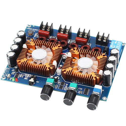 HiFi发烧级蓝牙5.0数字功放板2.1声道2*160W+200W音频放大模块diy