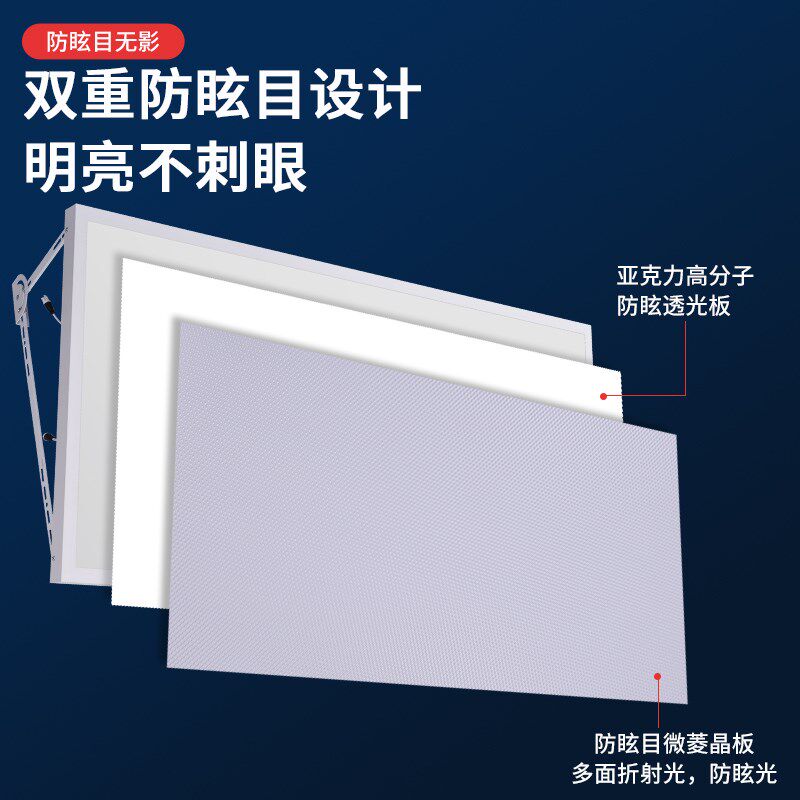 羽毛球场馆灯乒乓球馆灯篮球网球场馆健身房防眩目无影体育照明灯