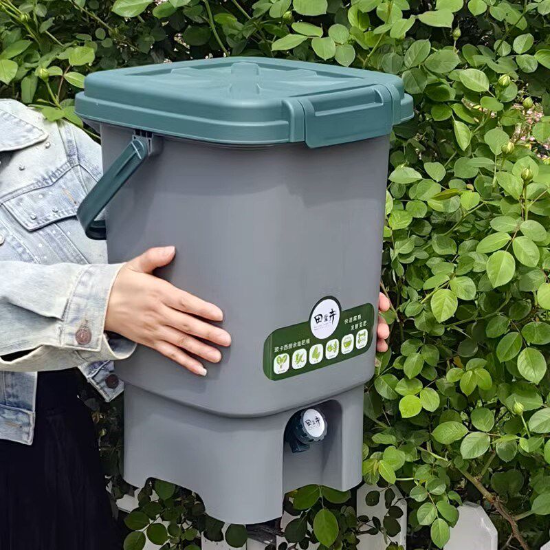 厨余堆肥桶室内家用户外垃圾分类波卡西堆肥法箱积肥沤肥桶自制肥