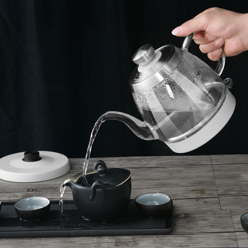 玻璃烧水壶家用小型煮水茶壶全自动功夫泡茶专用长嘴保温电热水壶