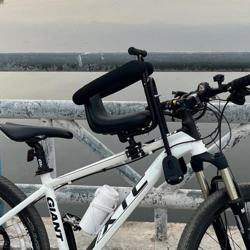 山地车儿童座椅前置折叠单车自行车宝宝安全小孩坐椅脚踏变速车凳