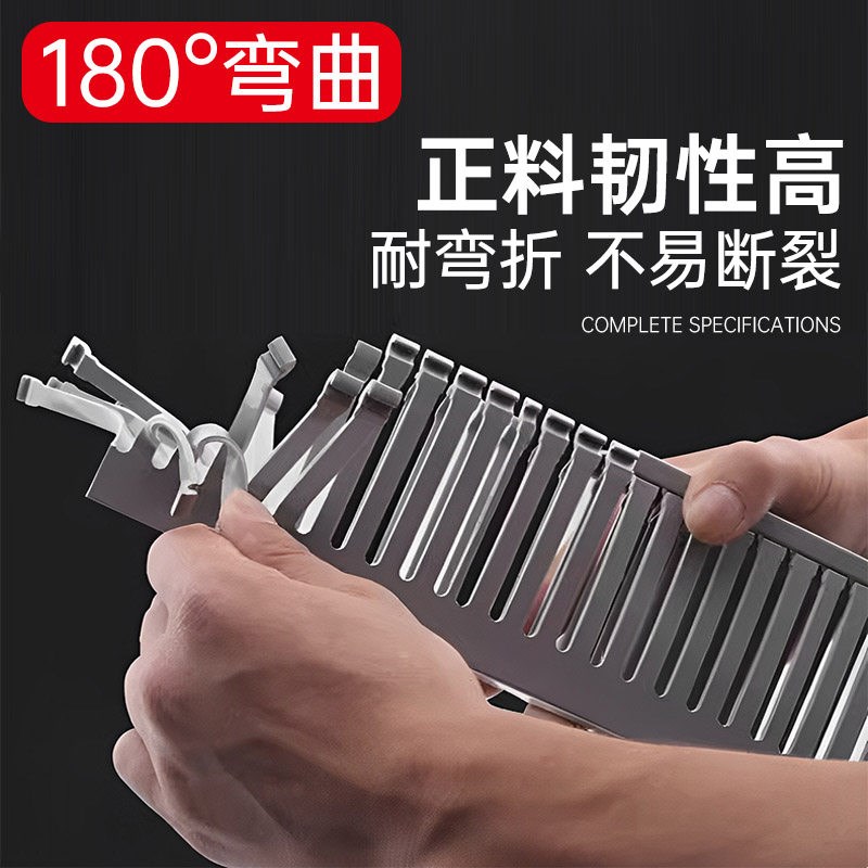 PVC线槽明装塑料工业阻燃配电箱走线槽电线行线槽理线布线配线灰