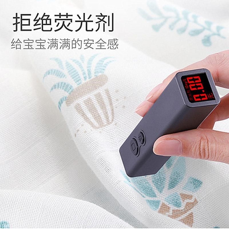 婴儿单层竹棉纱布盖毯新生宝宝包巾夏季儿童浴巾超薄包单出门防风