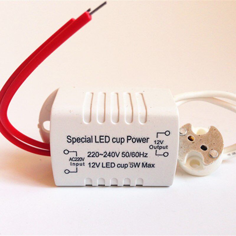 LED大功率电子变压器MR16 12V 5W灯杯驱动电源射灯适配器配件HOT