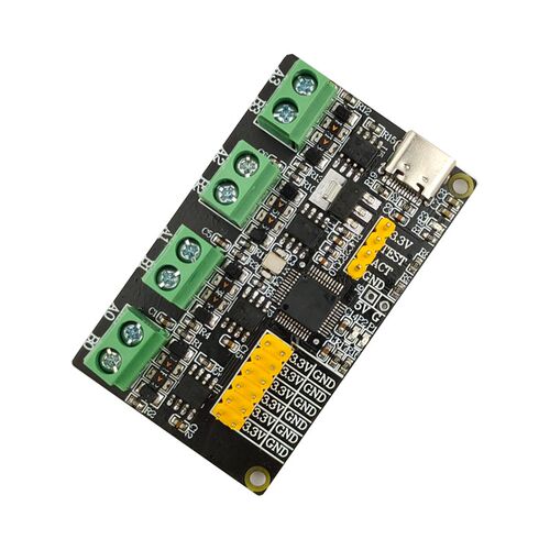 USB转4路RS485通讯模块CH344Q高速多路串口转换器工业级USART模块