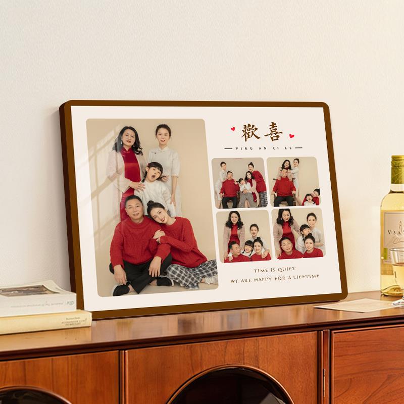 相框摆台定制洗照片做成婚纱照挂墙相片打印加相册制作全家福冲印