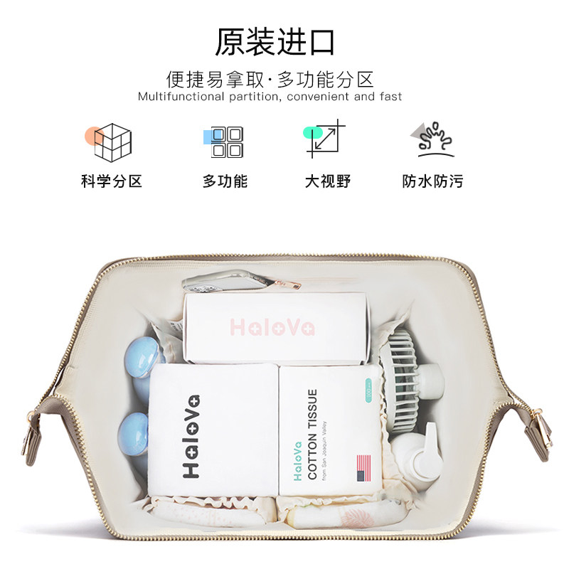 妈咪包2021时尚便携母婴外出背包奶瓶袋手提双肩妈妈包进口大容量