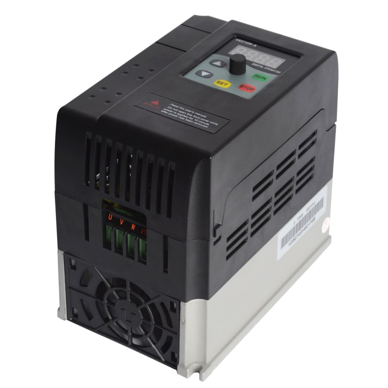 变频器220v转380v通用型矢量重载专用型单相转三相异步电机调速器