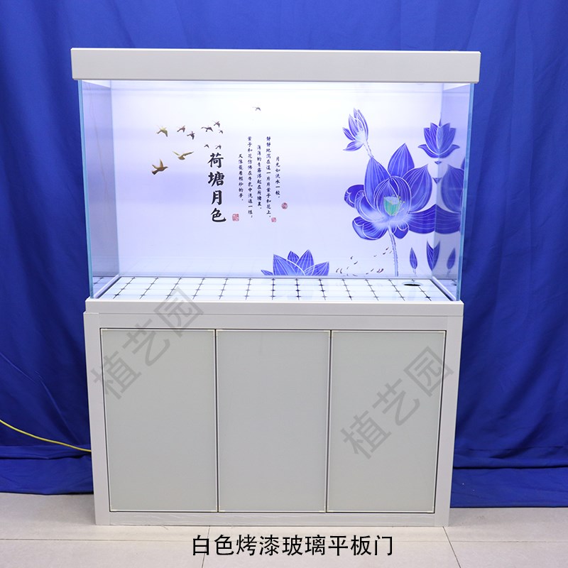 铝合金鱼缸柜底柜极简海缸生态水草缸柜子工业风水族箱架子定制
