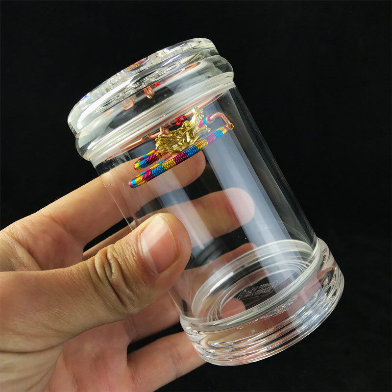 仿尖鼻子螽斯叫罐60精品高端高级水晶55有机玻璃鸣虫七孔罐子