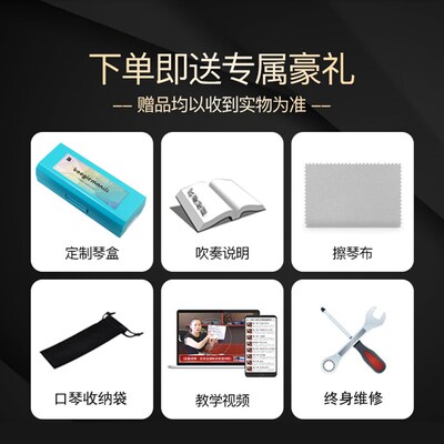 boogieman口琴布鲁斯十孔paddy蓝调口琴网10孔初学者入门园园同款