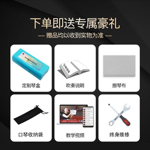 boogieman口琴布鲁斯十孔paddy蓝调口琴网10孔初学者入门园园同款