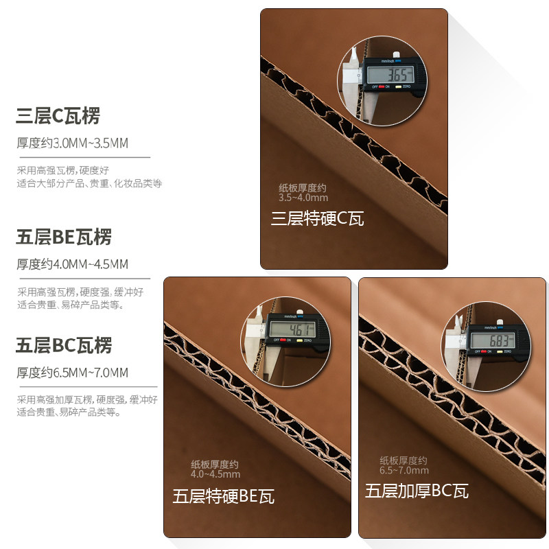 纸箱顺丰快递箱正方形纸箱子半高五层顺风专用发货纸皮箱定制图片