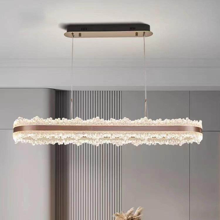 高级感餐厅吊灯现代简约创意个性北欧 极简LED椭圆餐桌吧台轻,家装灯饰光源,智能吊灯,淘宝优惠券,粉丝福利购,淘宝优惠卷