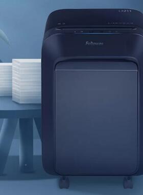 L211 废黑色碎纸机办公室LX 211大容 量长X时间纸文件粉碎机