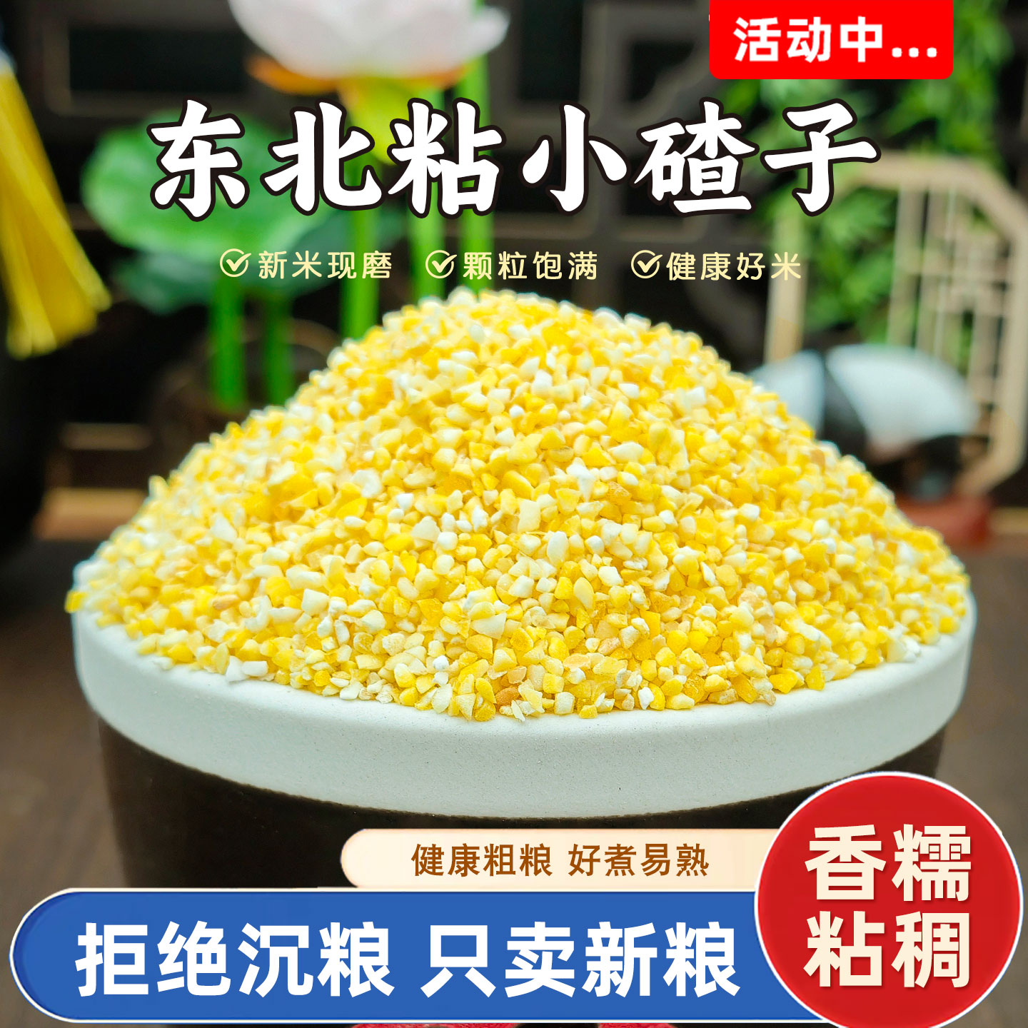 鲜农子新鲜现磨玉米糁软糯易煮
