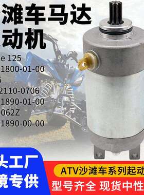 起动机ATV Breeze 125 Grizzly 125 YFA1 YFM125 起动机马达配件