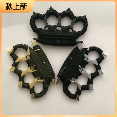 牛头款指虎四指拳套防身自卫打架用品武器戒指环手扣手撑子券扣