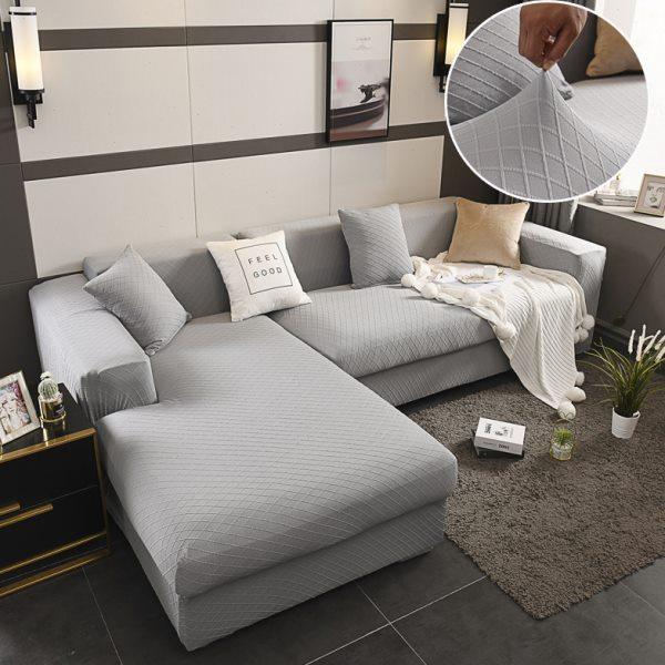 加厚提花布艺沙发沙发垫套全包L型组合纯色罩弹力四季防滑,居家布艺,沙发垫,淘宝优惠券,粉丝福利购,淘宝优惠卷
