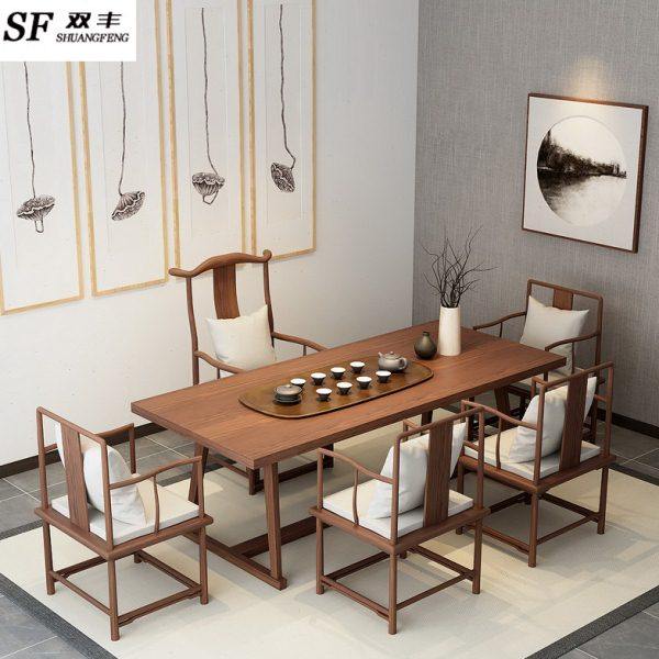 新中式茶桌椅组合功夫禅意茶桌实木茶台公茶室喝茶桌家用泡茶桌,商业/办公家具,茶台/茶桌,淘宝优惠券,粉丝福利购,淘宝优惠卷