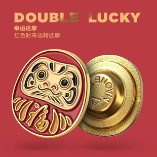 胸针 个性 配饰小众收藏礼物 招财考试必过健康 达摩金属徽章