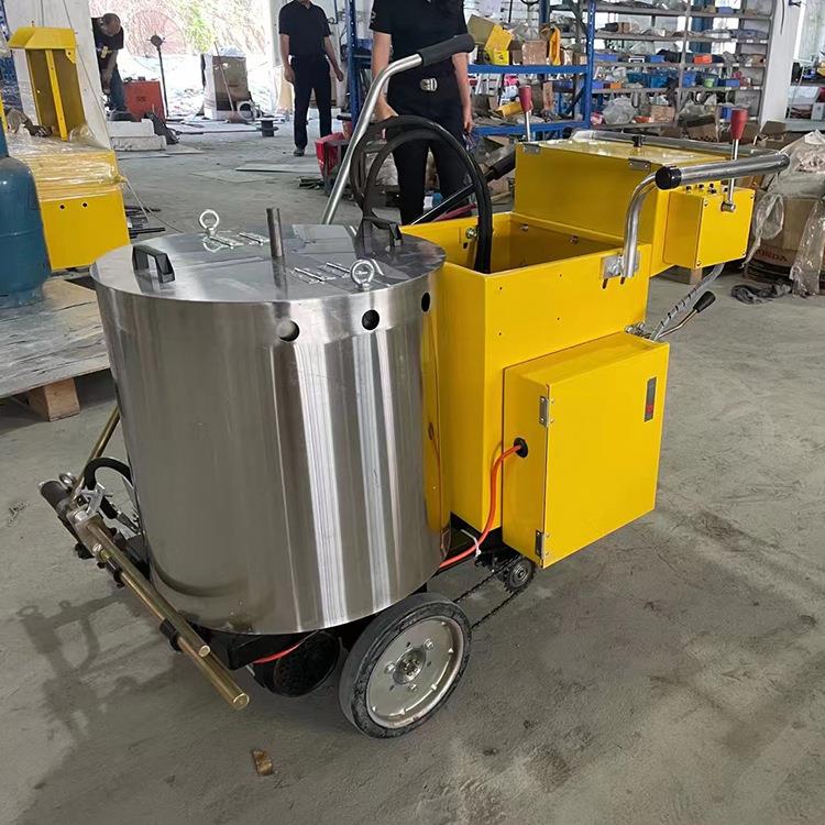 手推马路路道熔划线机停车位路标面画线热线机震荡小型划线一565