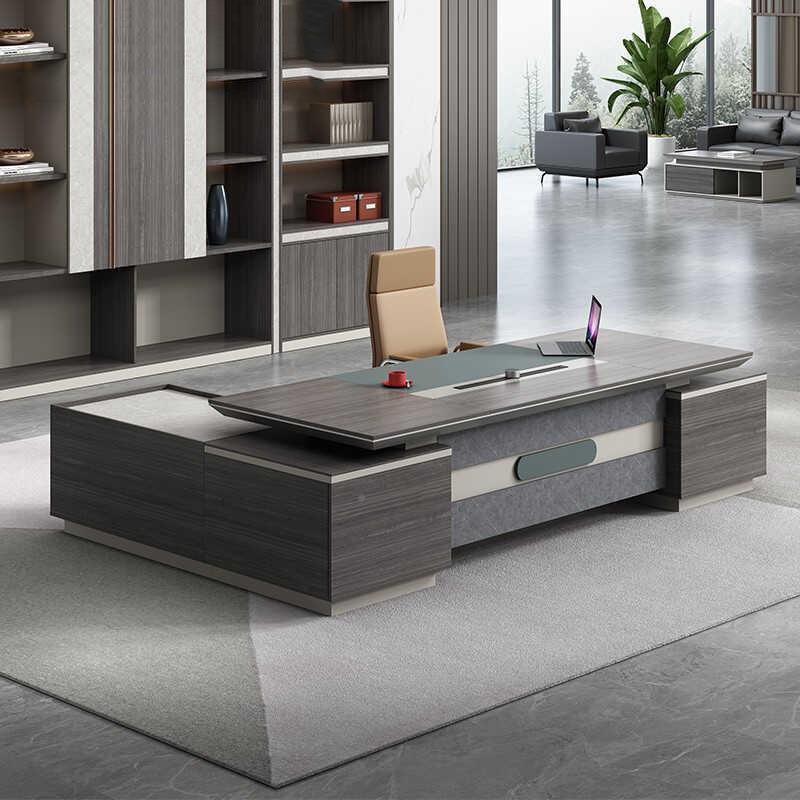 尚办公具老时EK-B905-板办家公桌单人桌经理大气轻桌奢大班台总裁