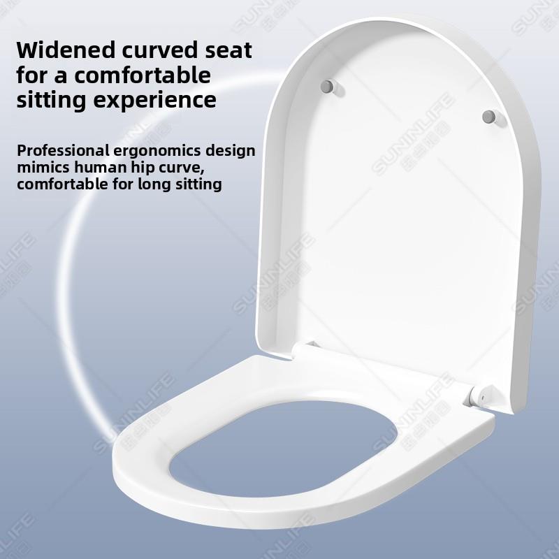 马桶盖子家用通用坐便盖加厚缓降老式UVO型马桶圈坐便器盖板配件