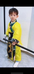 定制款环保服装废物利用儿童时装秀女孩创意风科技节中国风主题