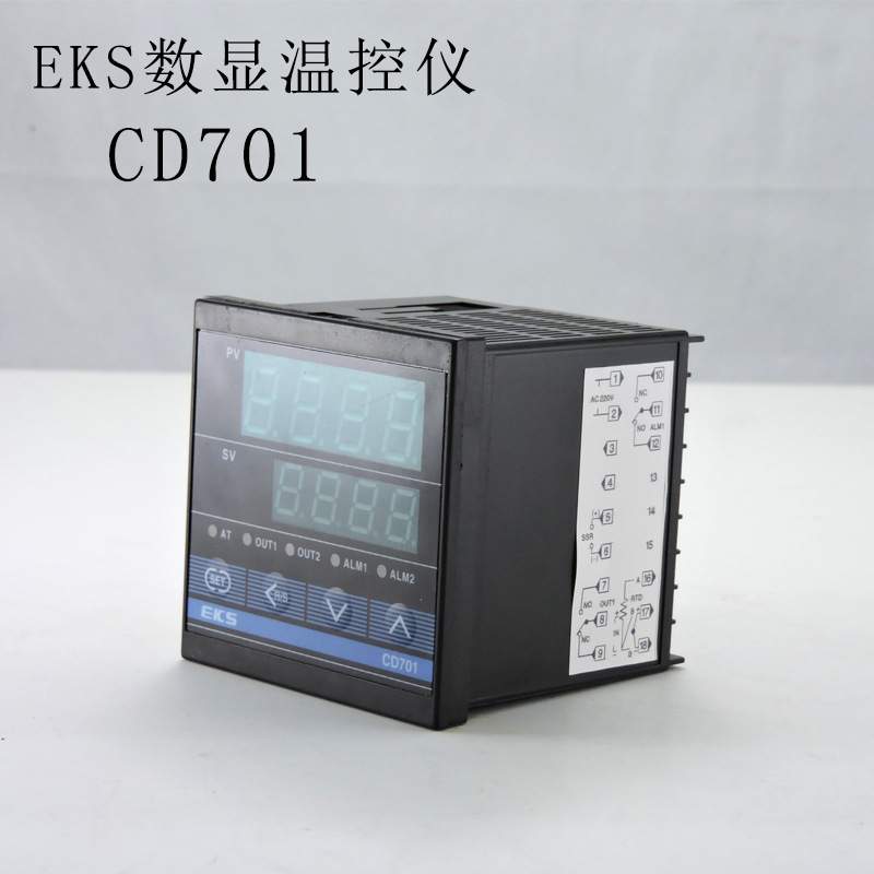 EKS数显智能温控调节仪表温控器CD701FK02-M*AN 0-400度 K型 220V