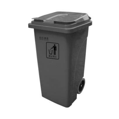 HT100L加强型垃圾桶灰色
